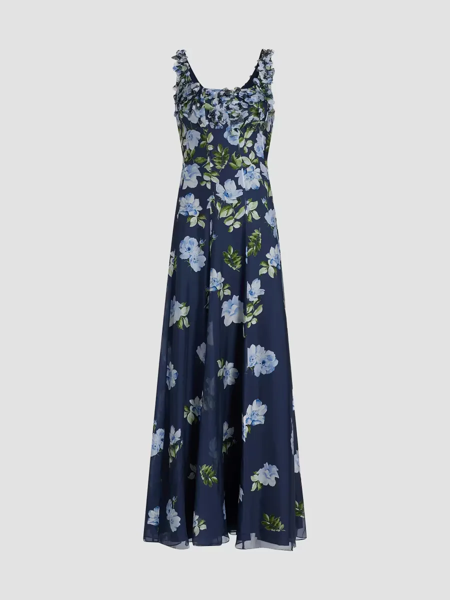Indira Embellished Floral Gown by SACHIN BABI