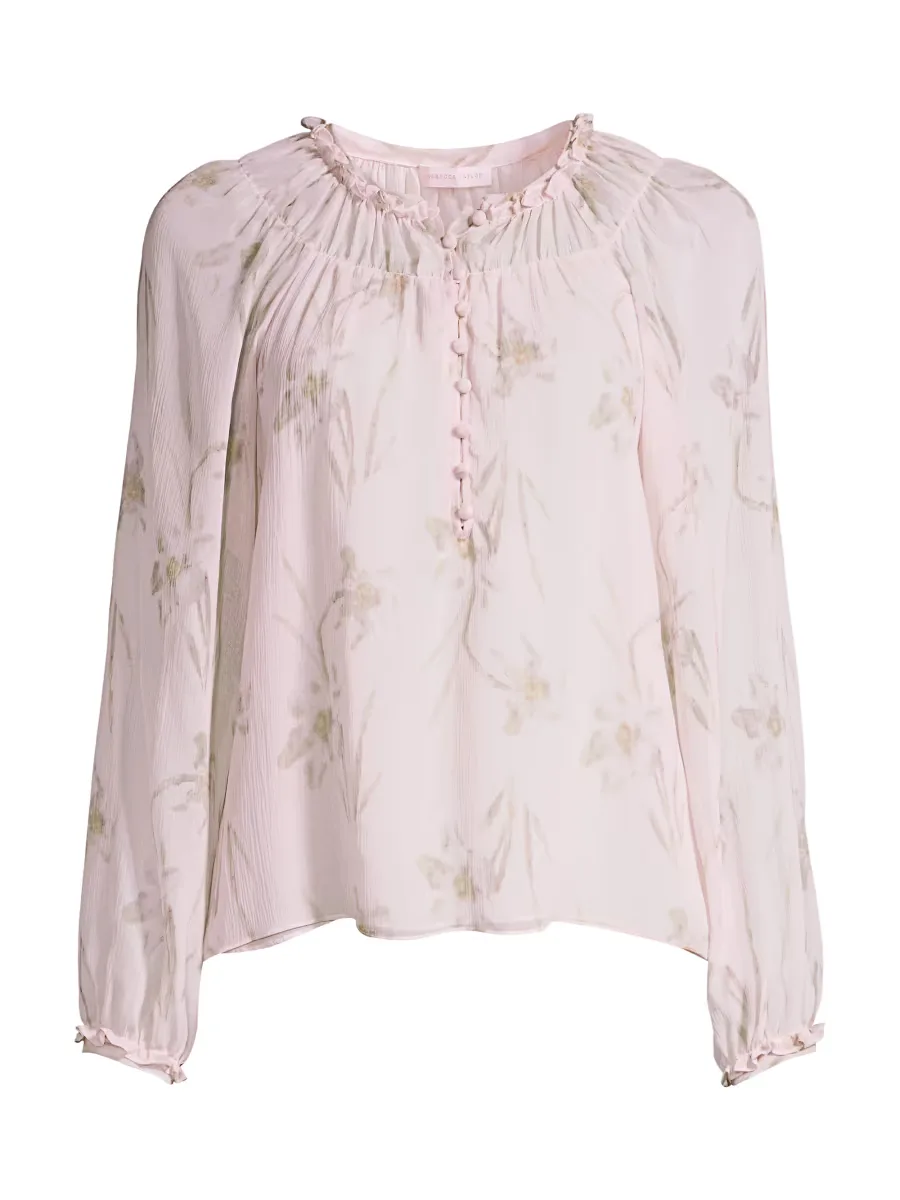 Daffodil Silk Blouse by Rebecca Taylor