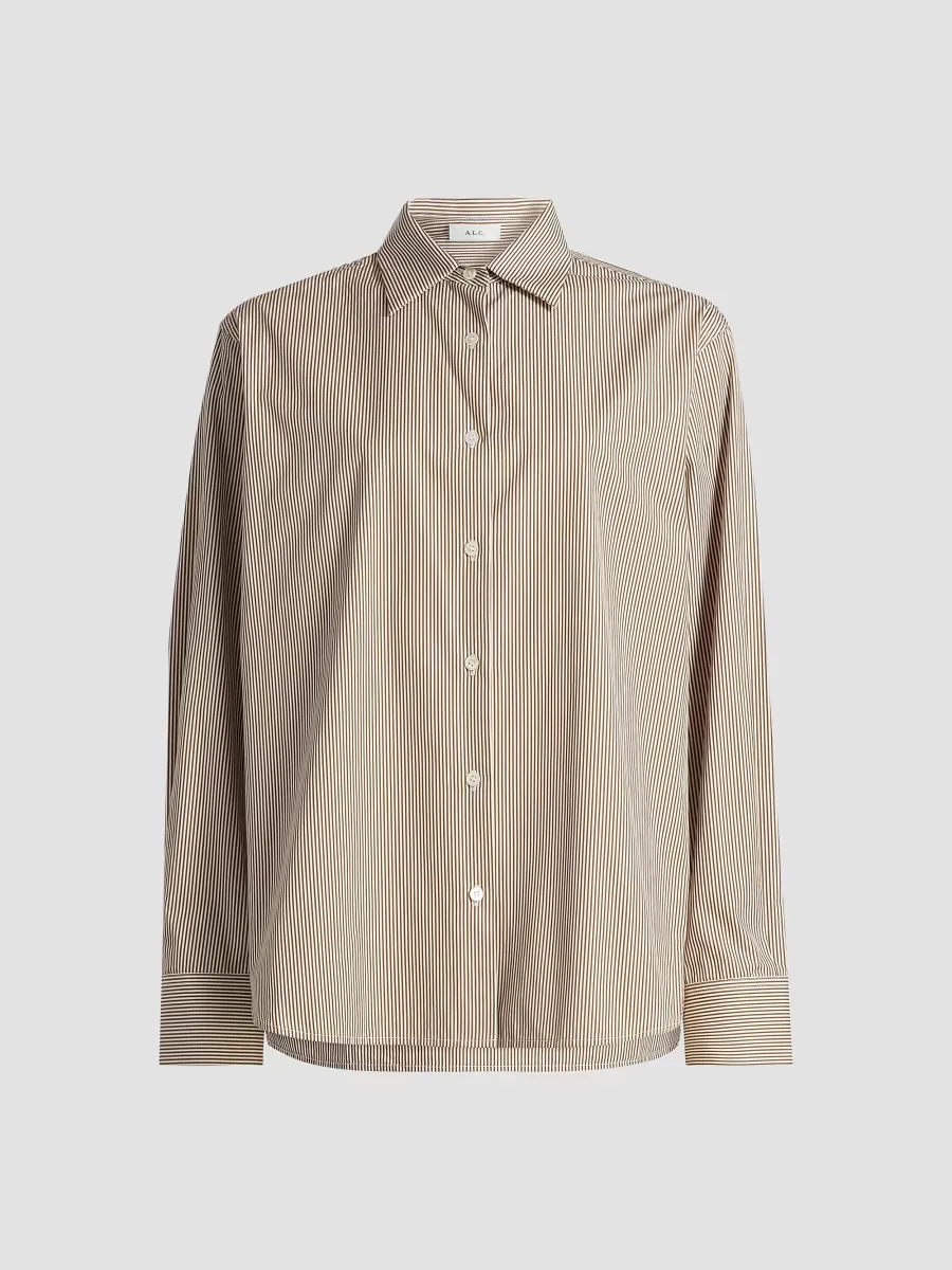 Mason Striped Cotton Top by A.L.C.