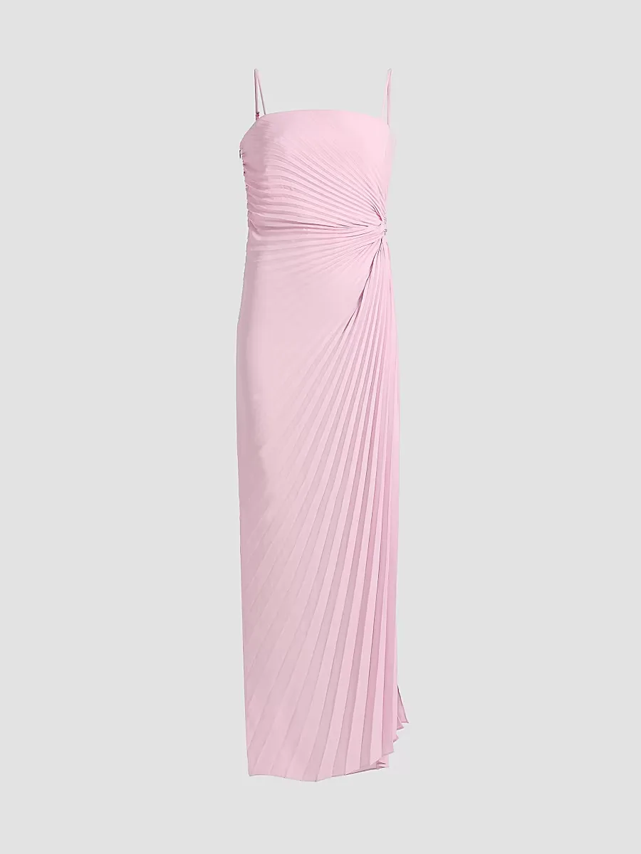 Layla Strapless Pleated Gown