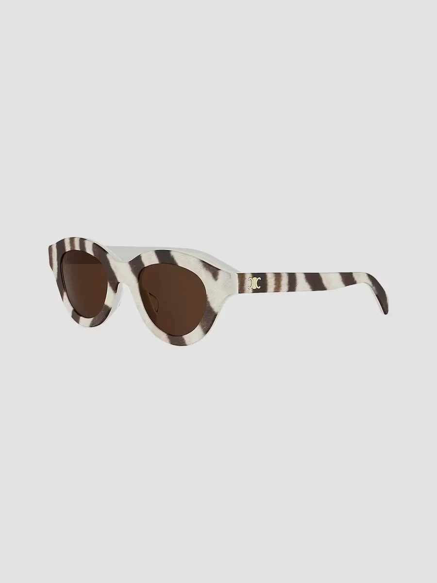 Triomphe Mini 47MM Oval Sunglasses by Celine