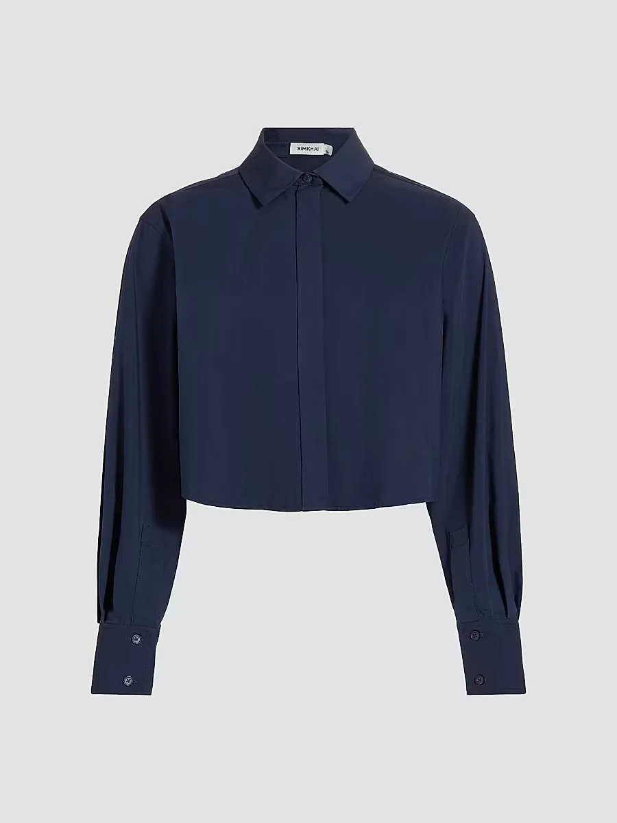 Renata Crop Shirt by SIMKHAI