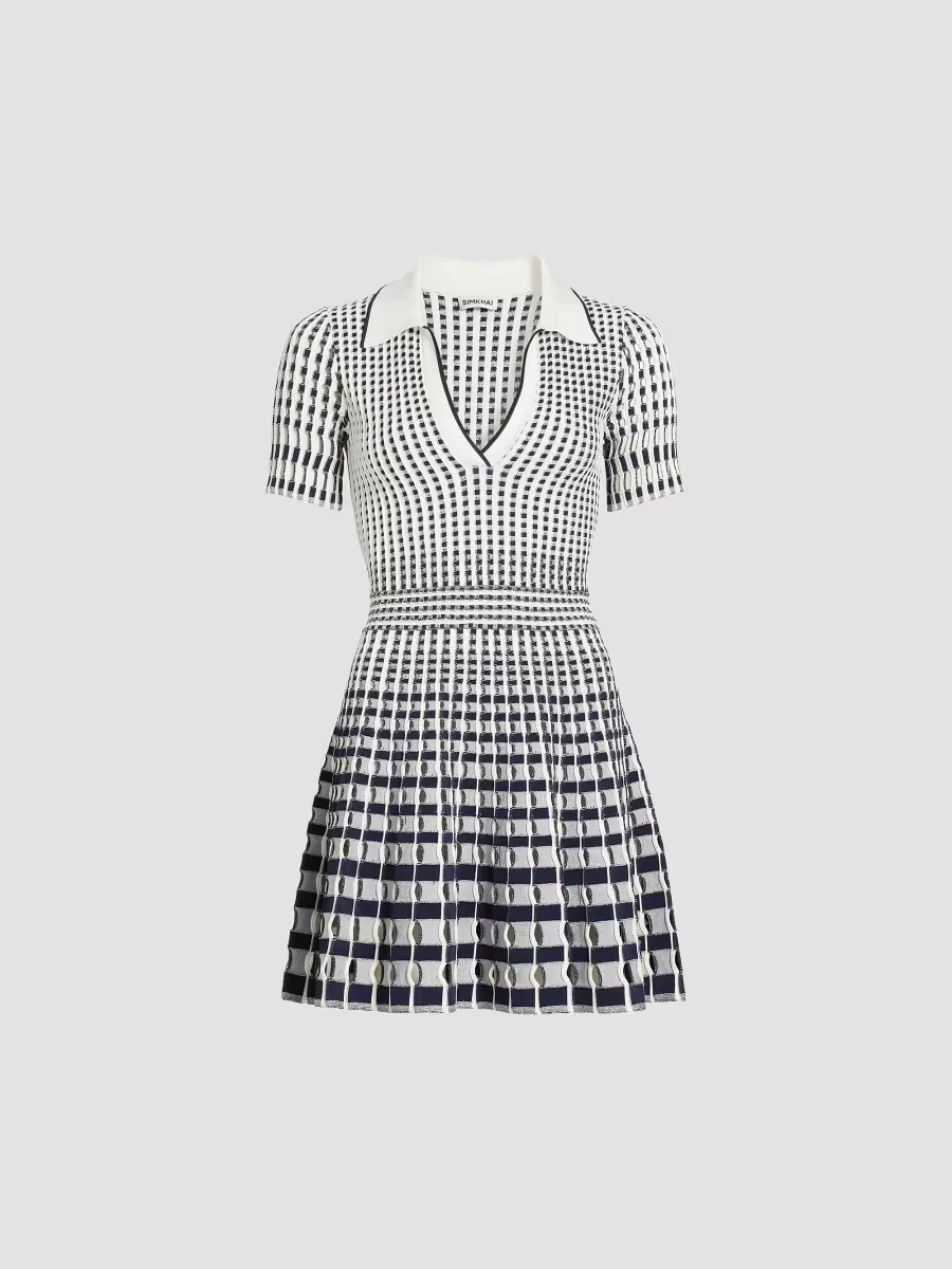 Tovi Knit Polo Minidress