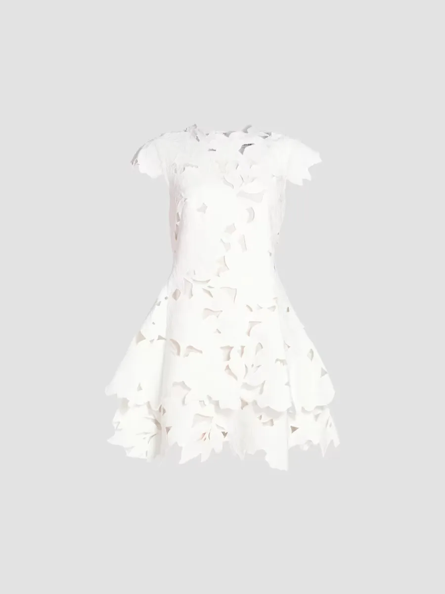 Holloway Cut-Out Lace Minidress by SIMKHAI