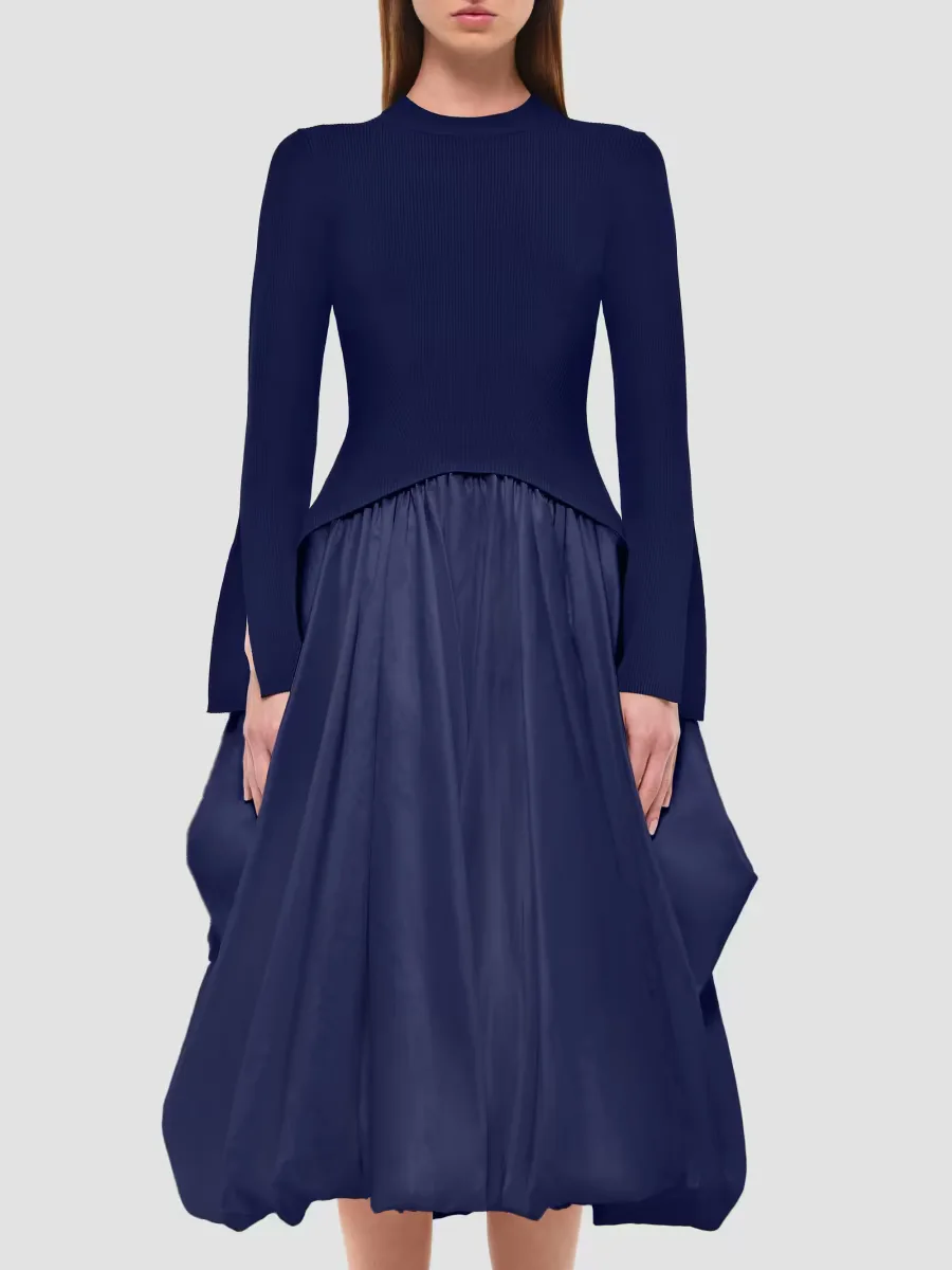 Kenlie Bubble Midi-Dress by SIMKHAI