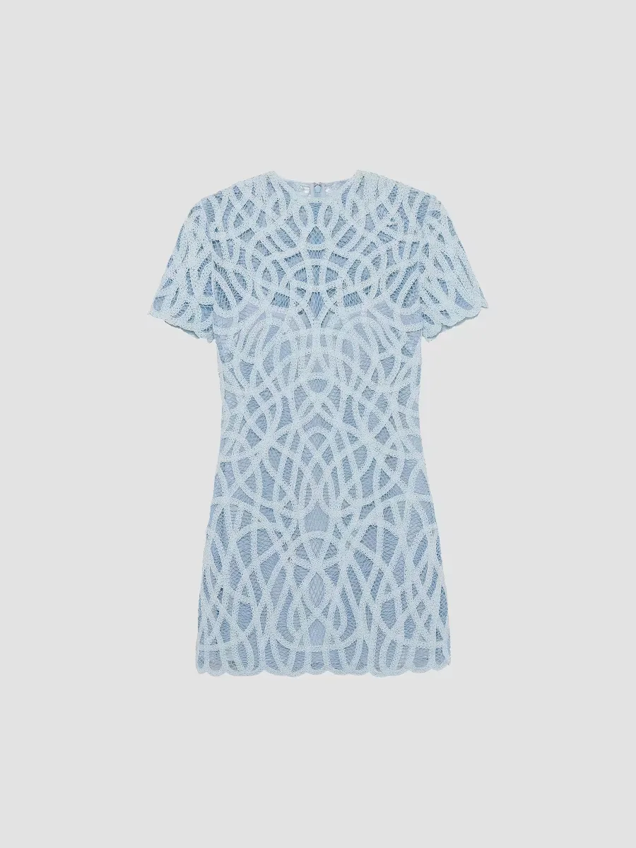 Desiree Cotton Macram Minidress by SIMKHAI
