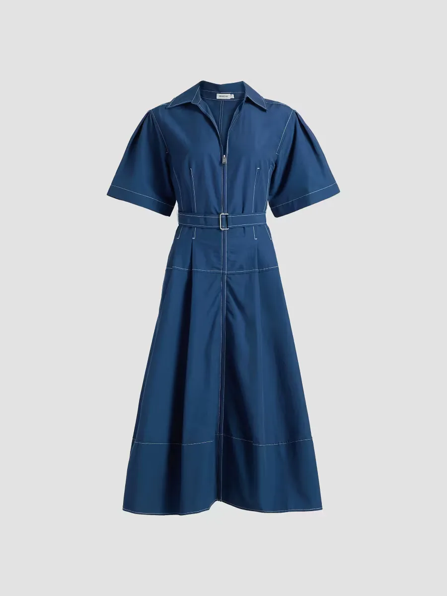 Meridith Cotton Midi-Shirtdress by SIMKHAI