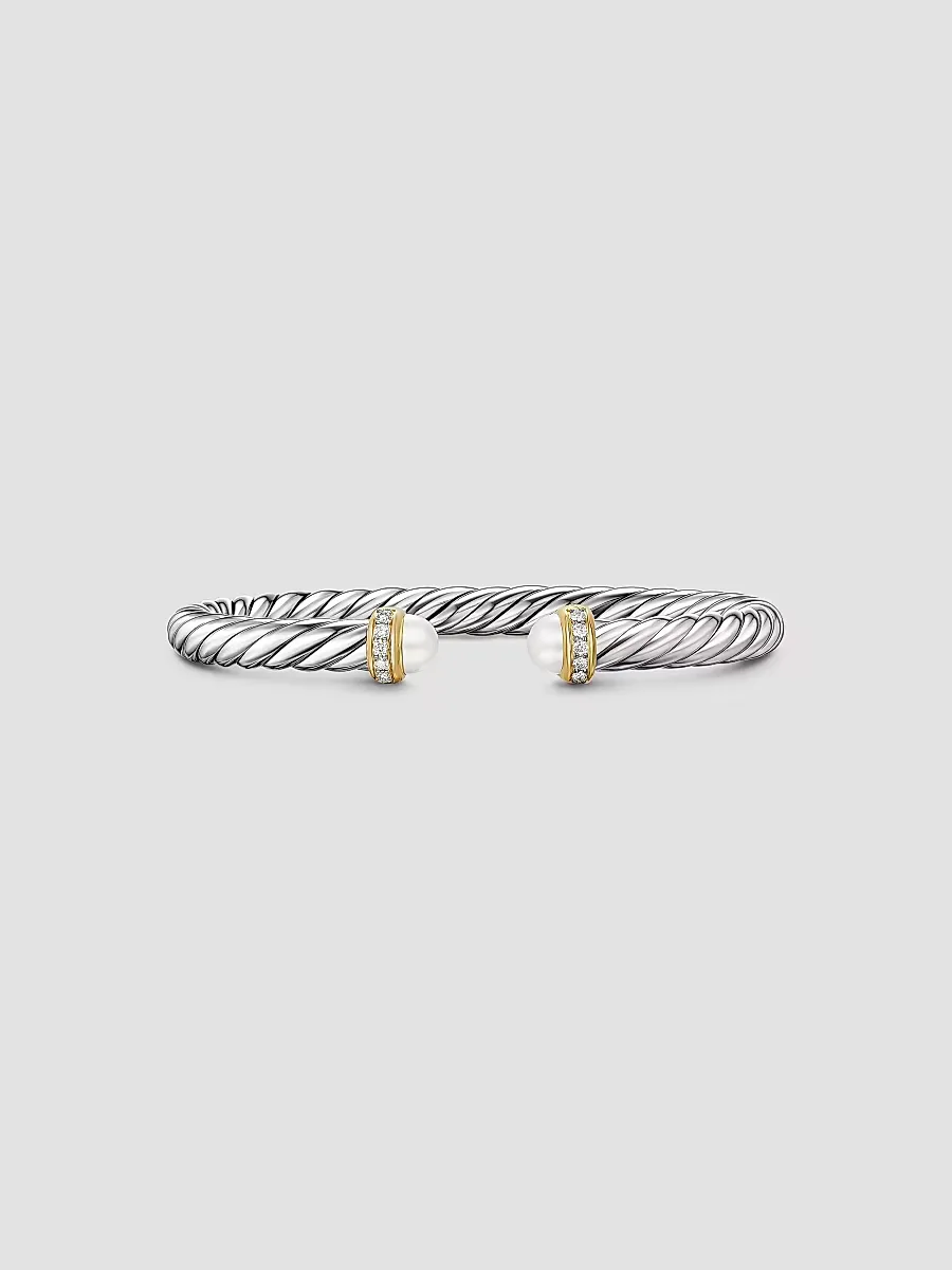 Cable Flex Bracelet in Sterling Silver