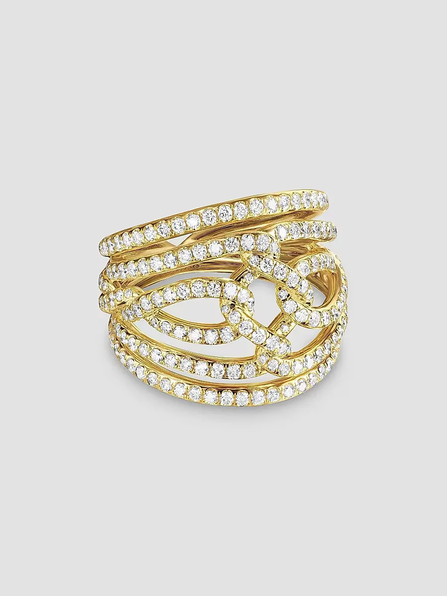 Wisteria Dome Ring in 18K Yellow Gold by David Yurman