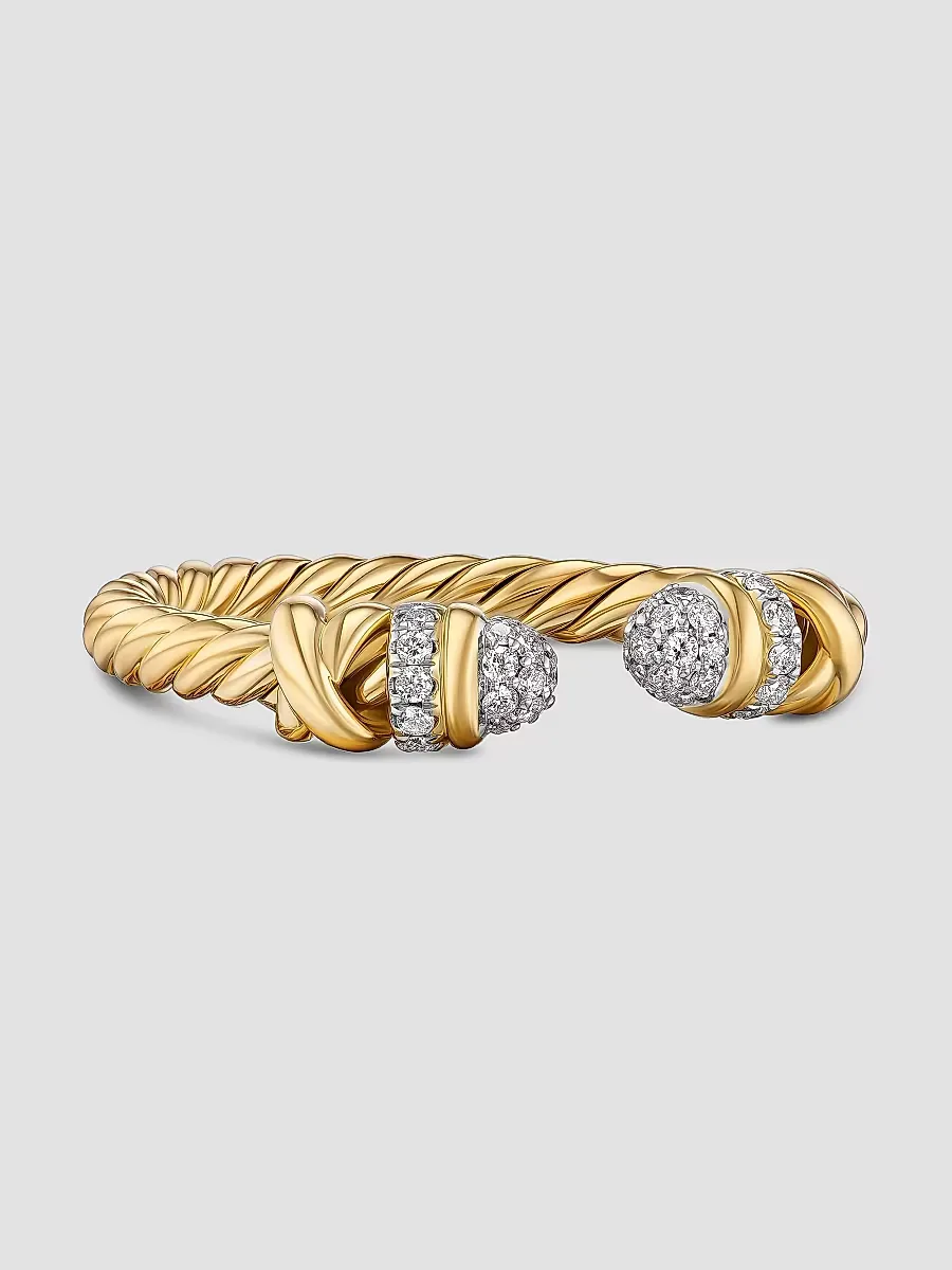 Petite Helena Open Ring in 18K Yellow Gold by David Yurman