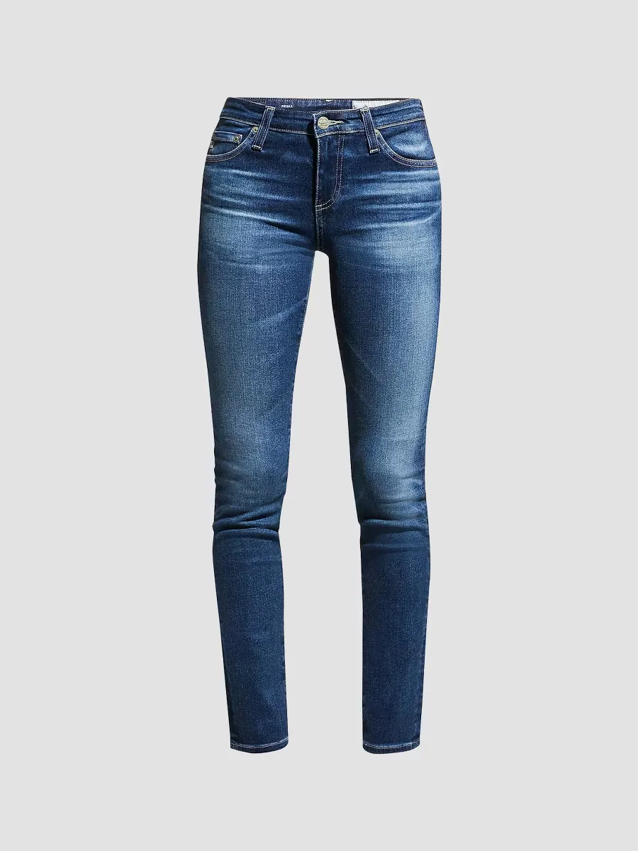 Prima Mid-Rise Cigarette Jeans by AG