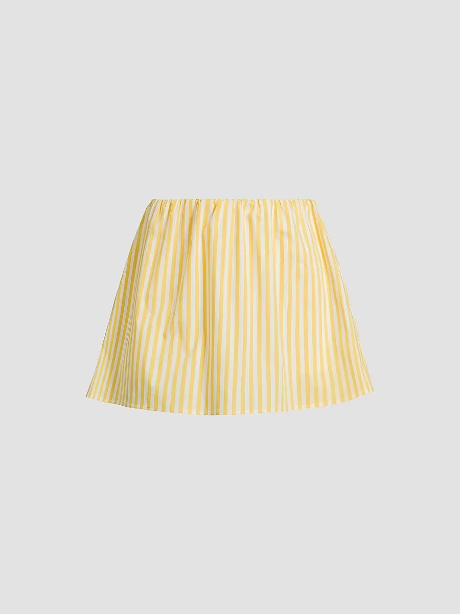 The Brinley Poplin Miniskirt by Solid & Striped
