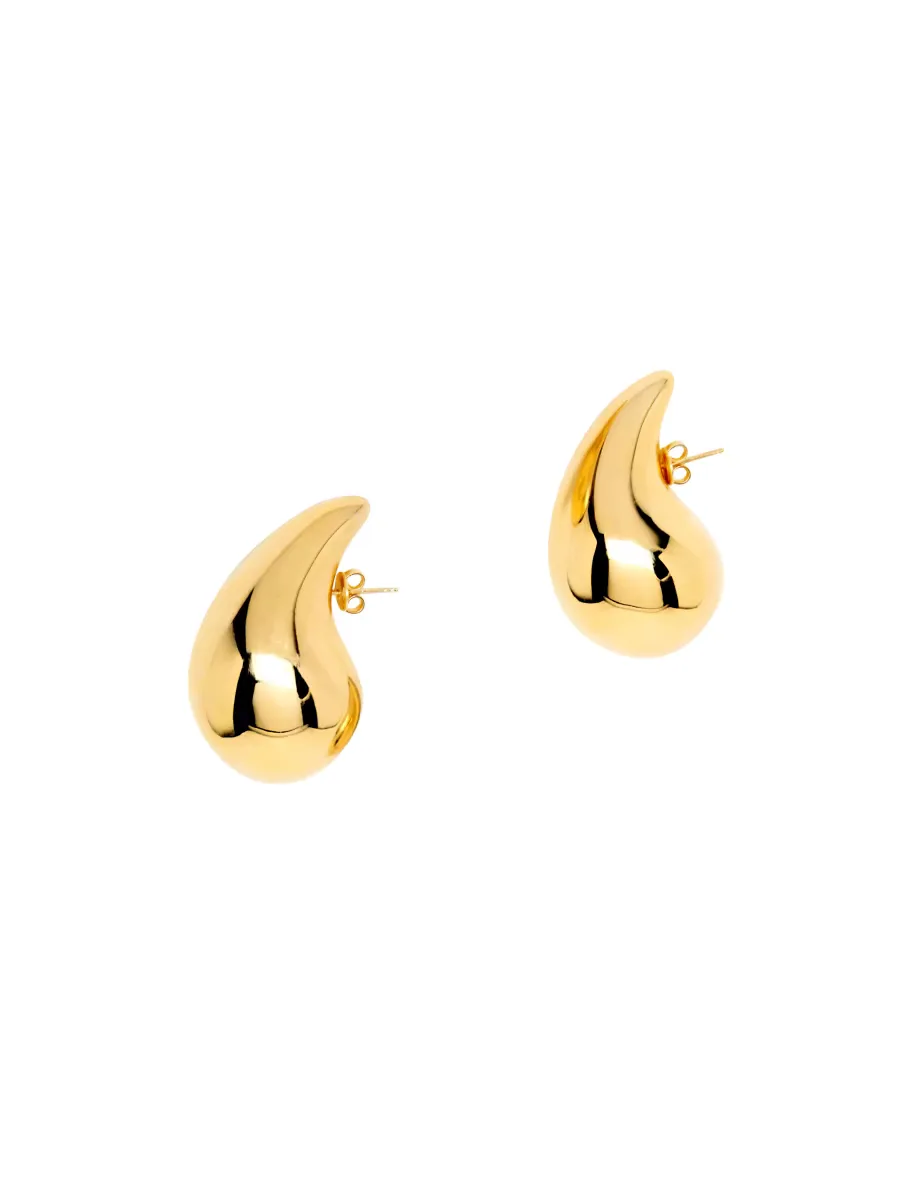18K Gold-Finish Sterling Silver Earrings