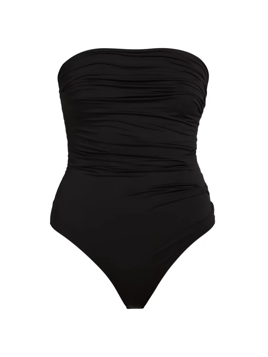 Gwyneth Ruched Bodysuit by AGOLDE
