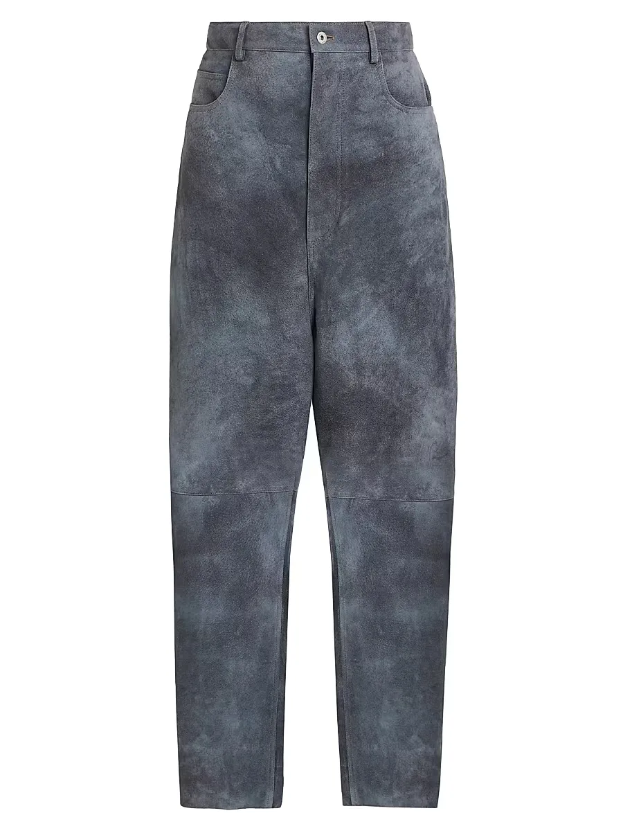 Suede Trousers by Bottega Veneta