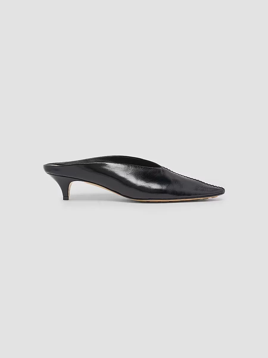 Virna 40MM Leather Mules by Bottega Veneta