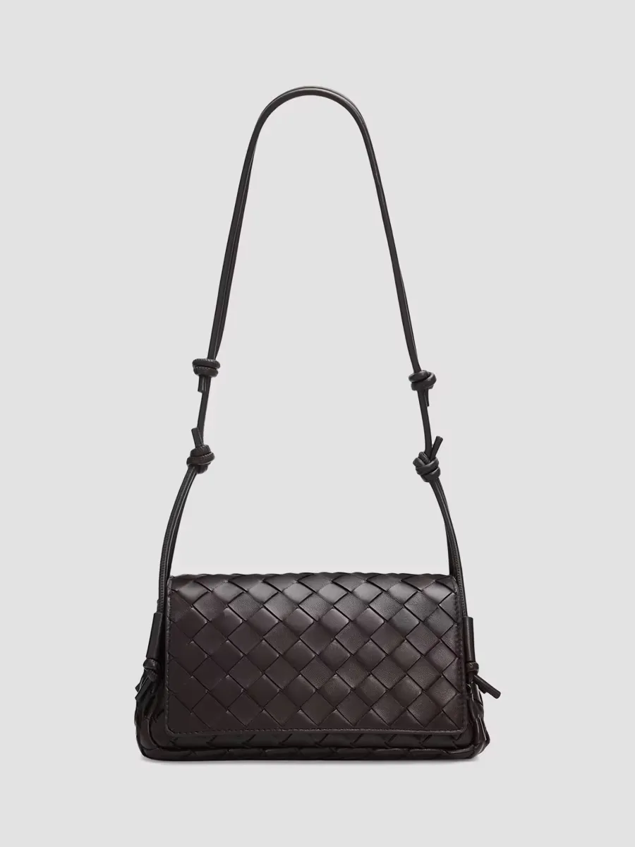 Intrecciato Leather Pouch