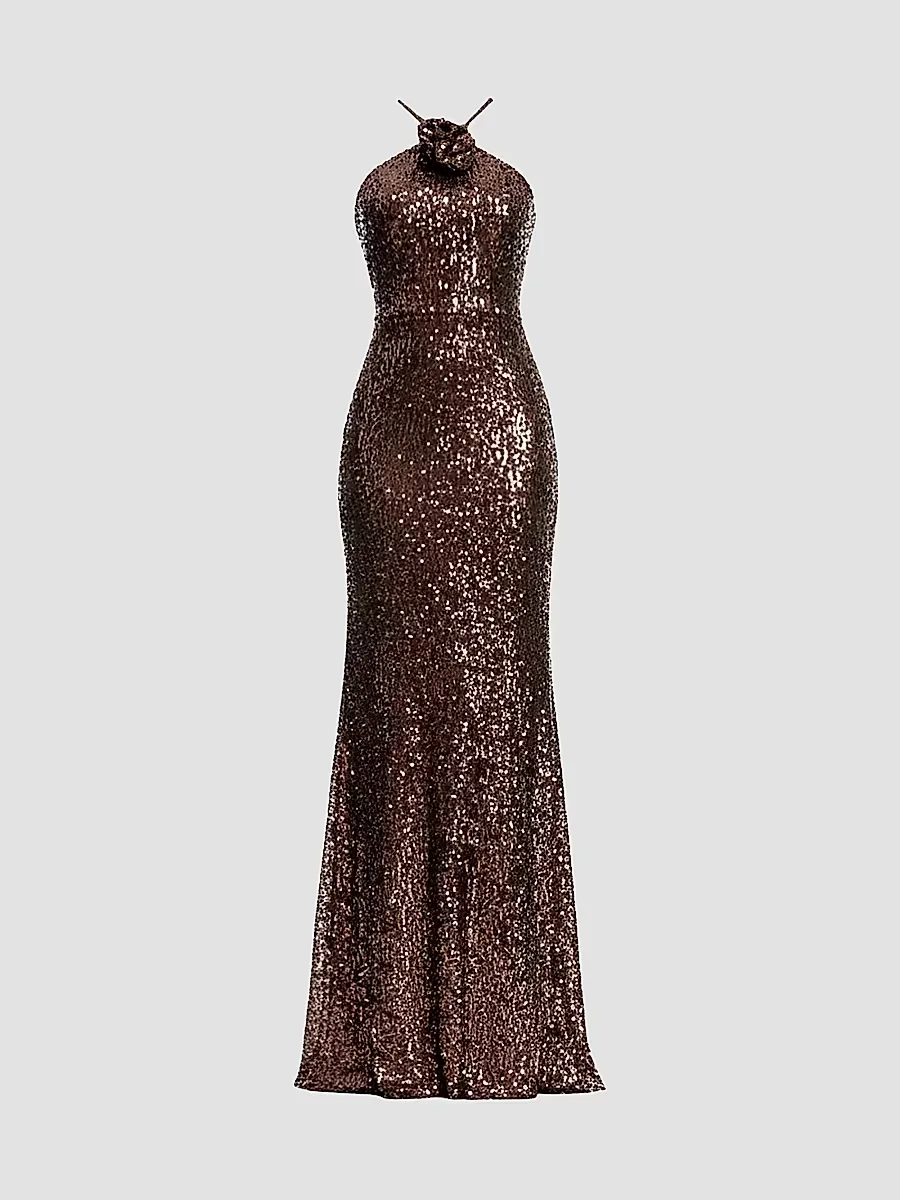 Noemi Sequin Mermaid Gown by Dress the Population