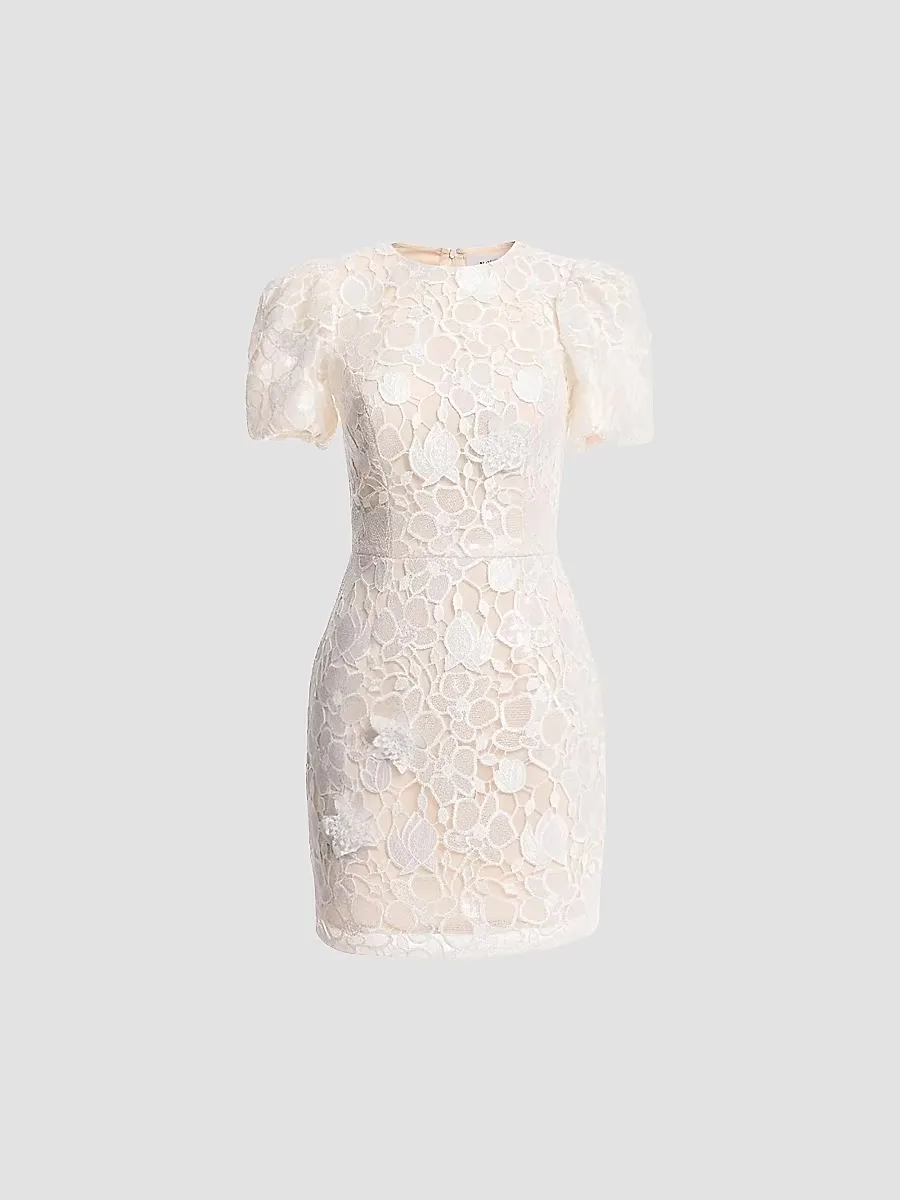 Elsie Floral Lace Minidress