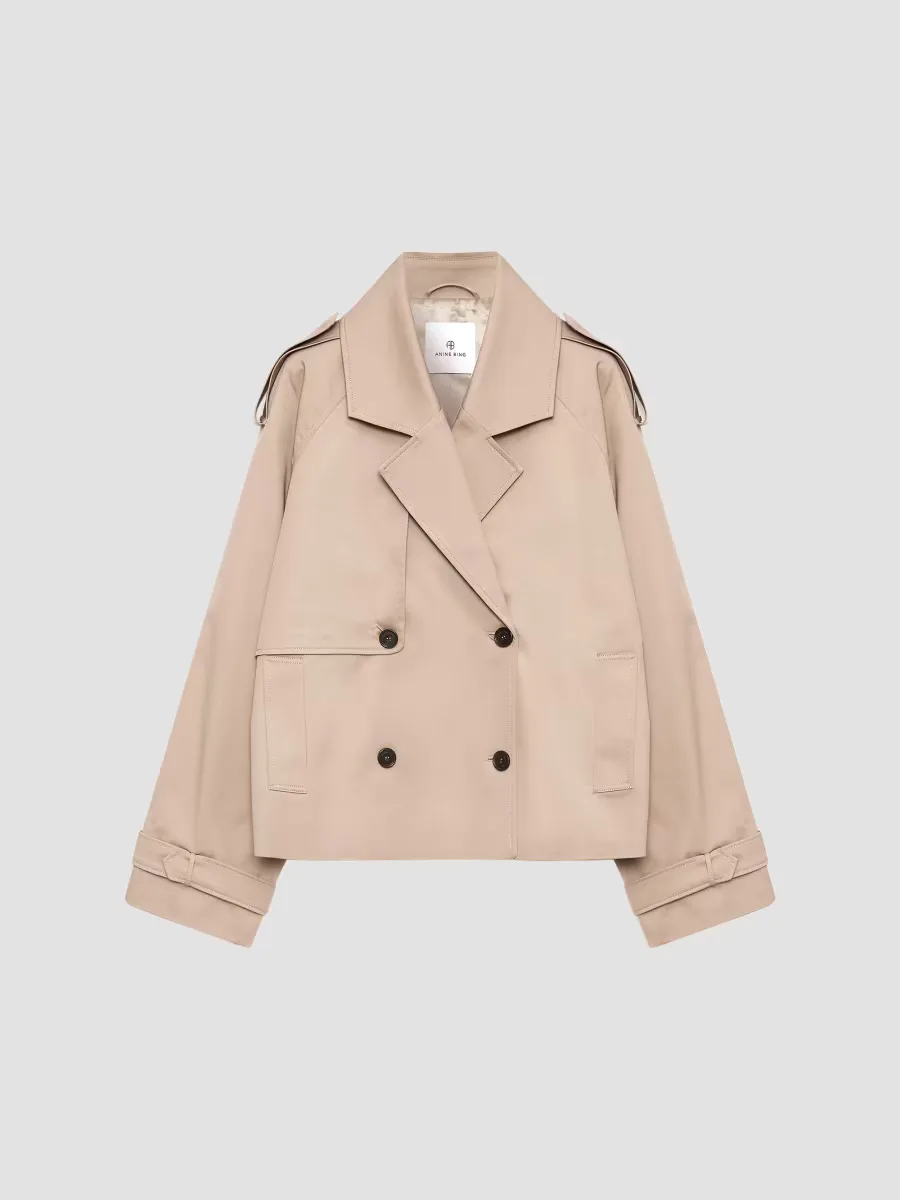 Rickie Crop Trench Coat