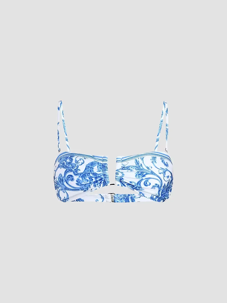 Baroque Krysta Printed Bandeau Bikini Top