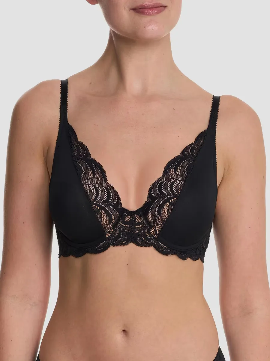 Persuasion Lace Convertible Plunge T Shirt Bra by Natori