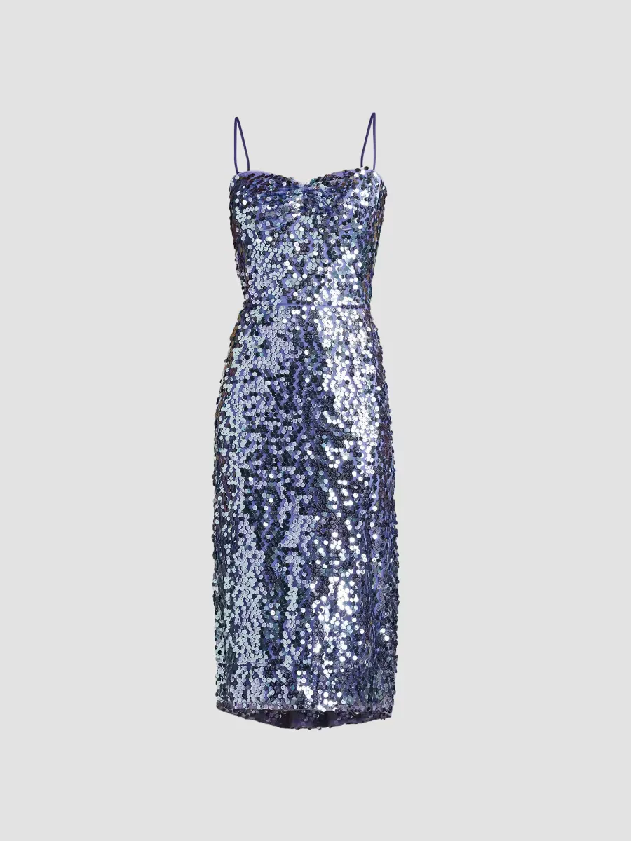 Sho by Tadashi Shoji Paillettes Lattice Midi-Dress by Tadashi