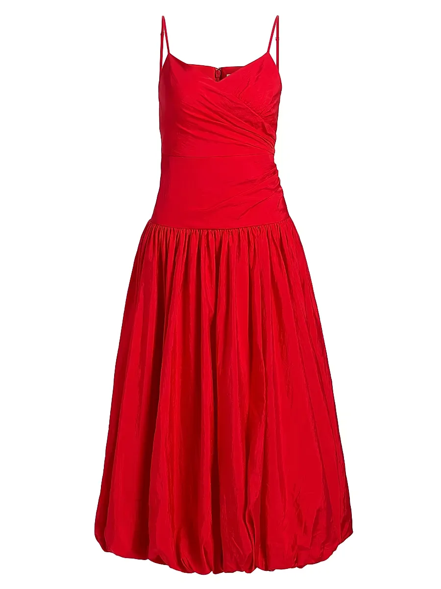 Fia Bubble Hem Midi-Dress by Cinq  Sept