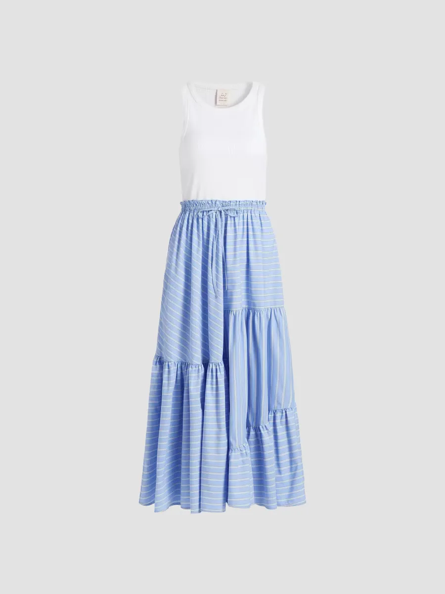 Robyn Layered Tiered Midi-Dress by Cinq  Sept