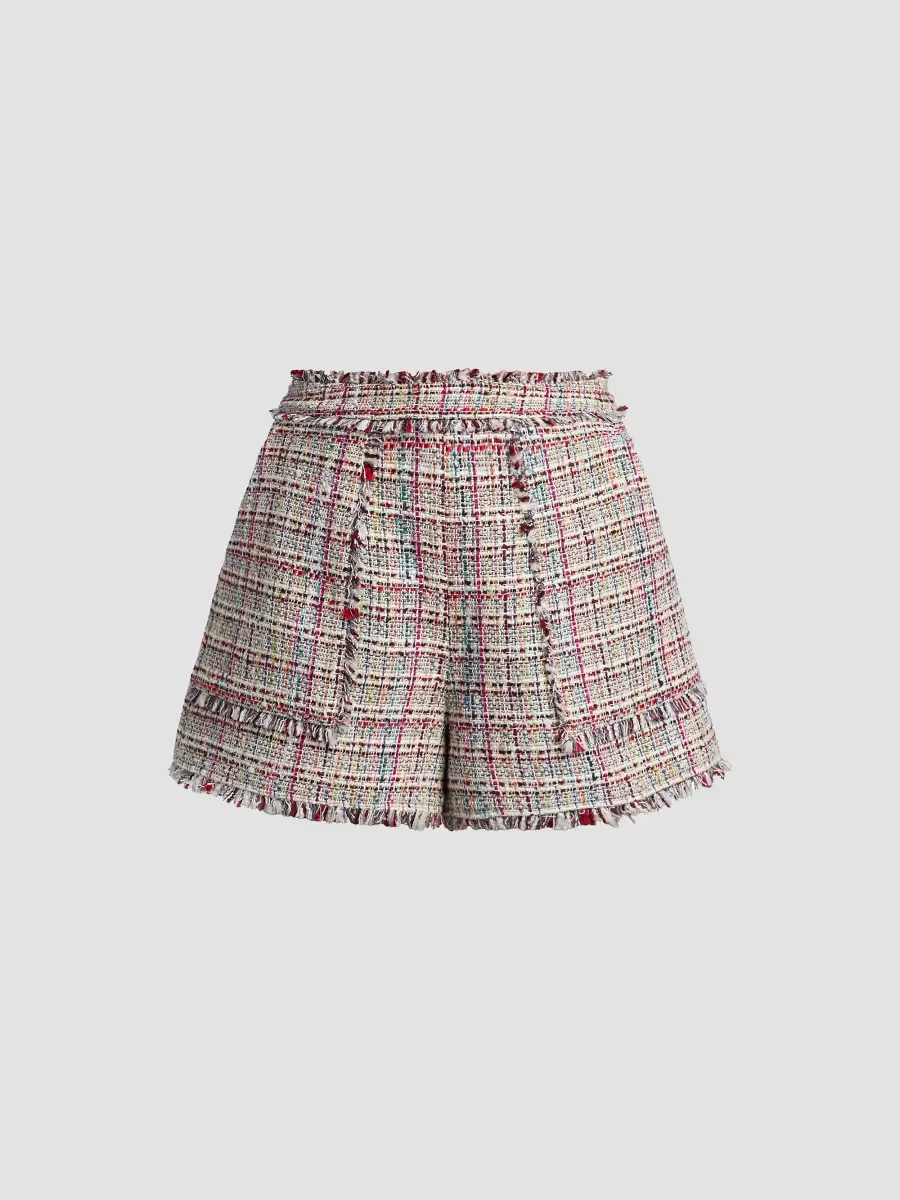 Allen Wildflower Tweed Shorts by Cinq  Sept