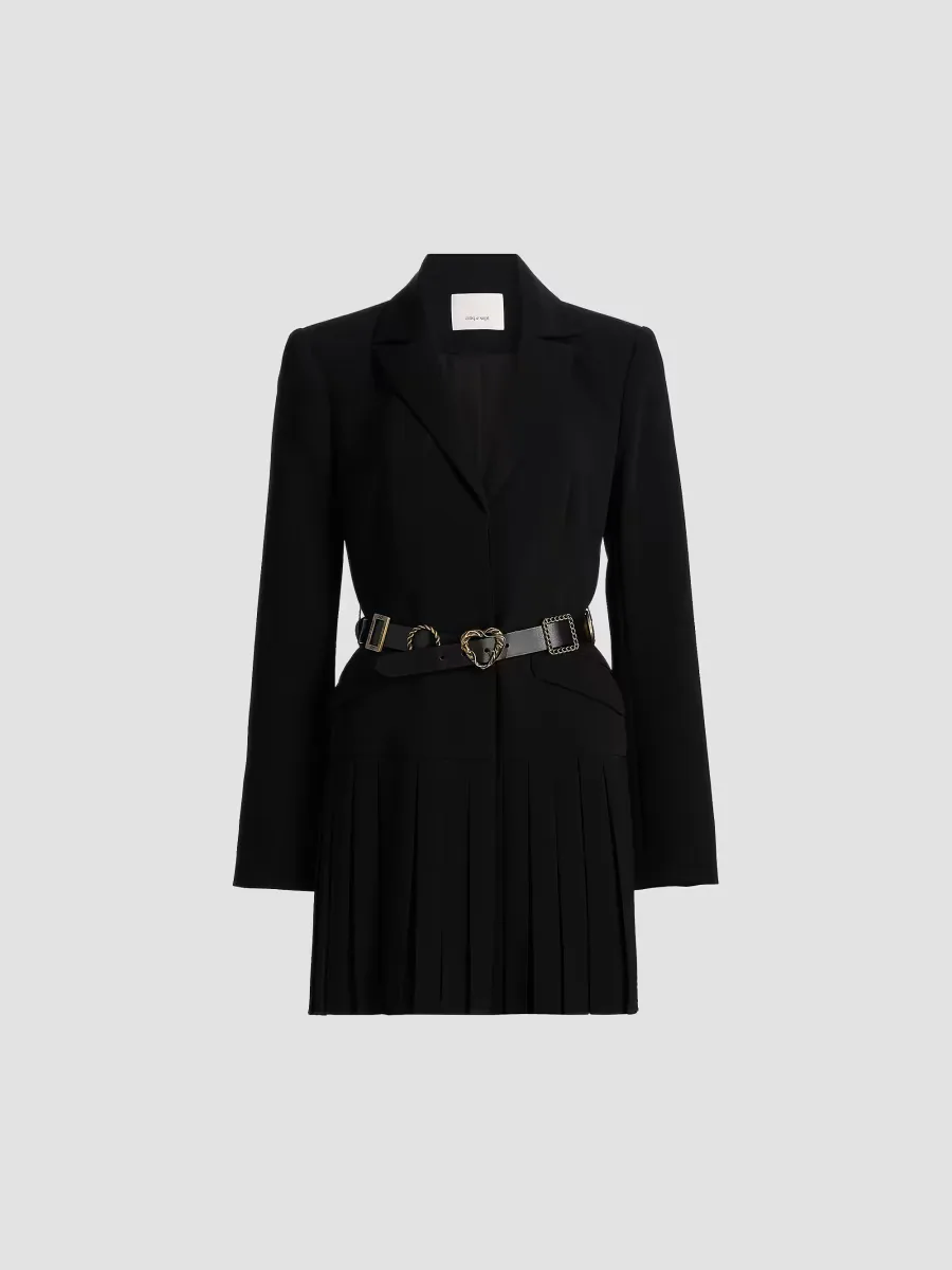Saule Belted Mini Dress by Cinq  Sept
