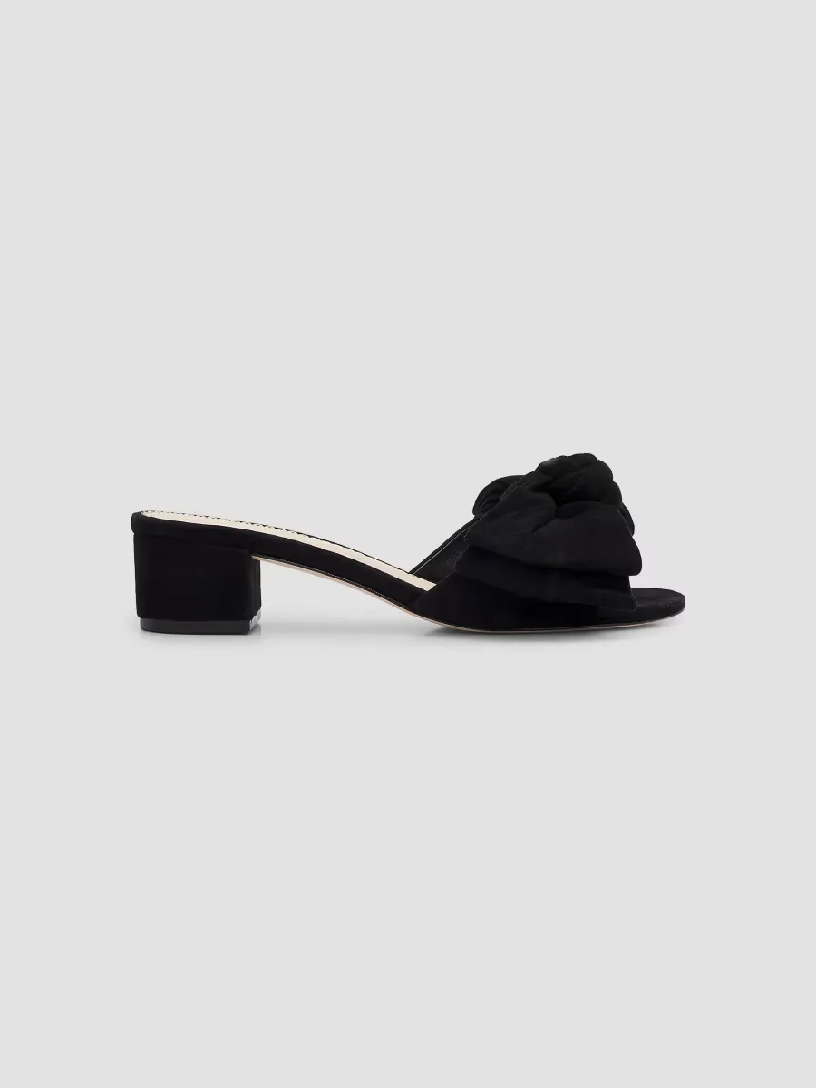Faith 40MM Bow-Detail Block-Heel Sandals