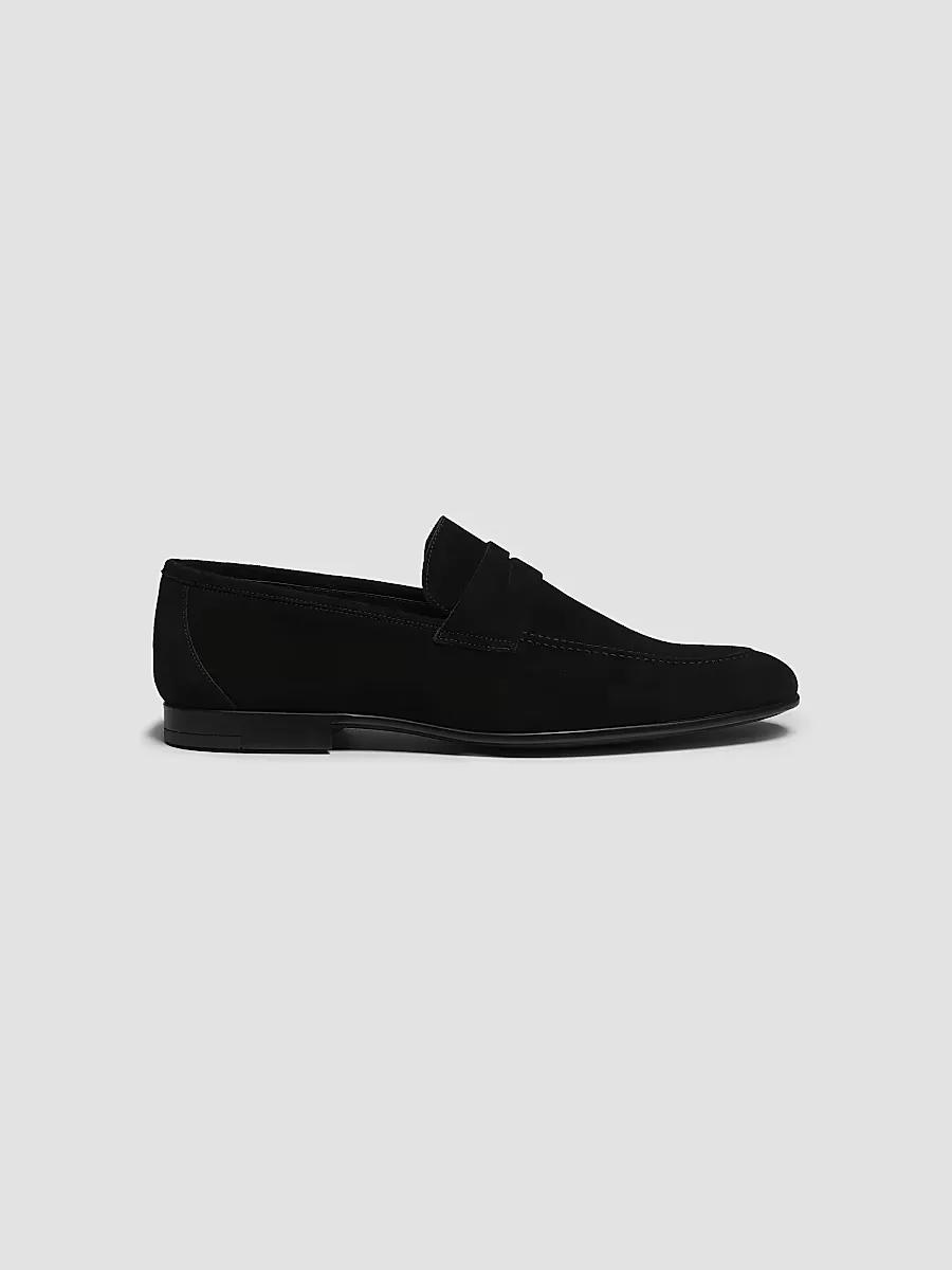 Dunmore Suede Penny Loafers by To Boot New York
