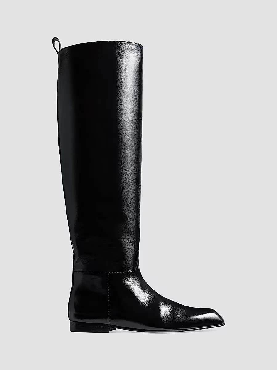 Colt Knee-High Leather Boots by Khaite