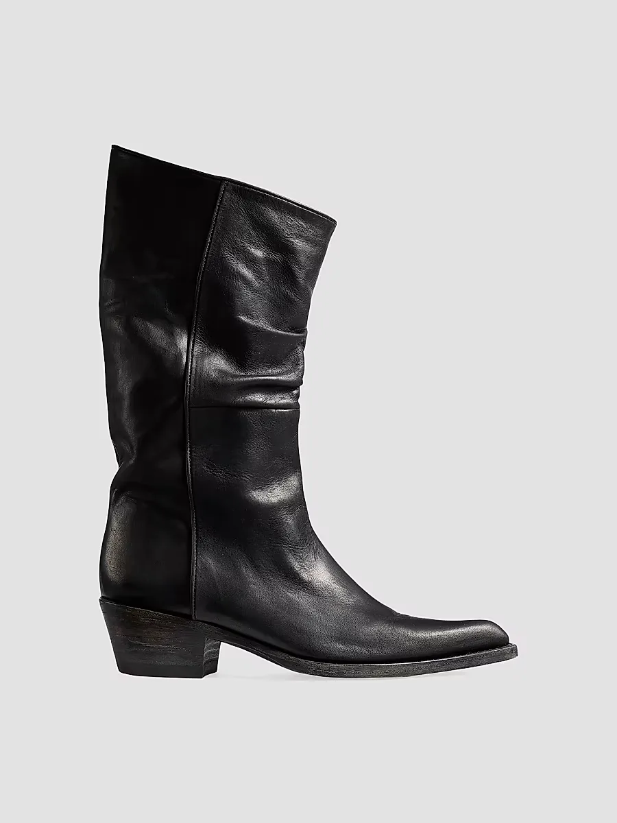 Clive Leather Boots by Khaite