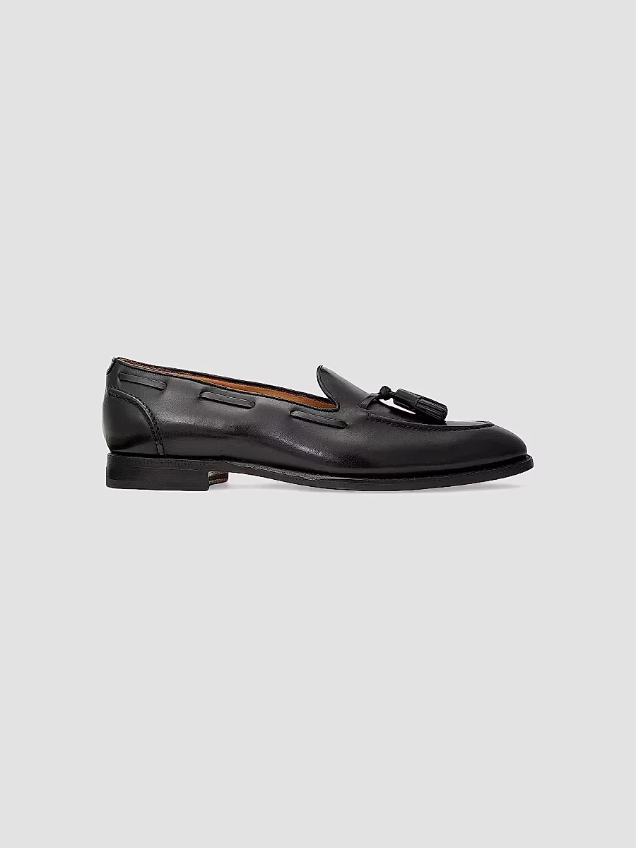 Purple Label Luther Tasseled Leather Loafers