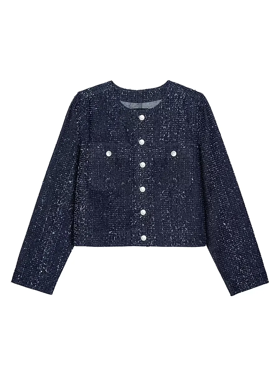 Capistrano Denim Tweed Jacket by Rails