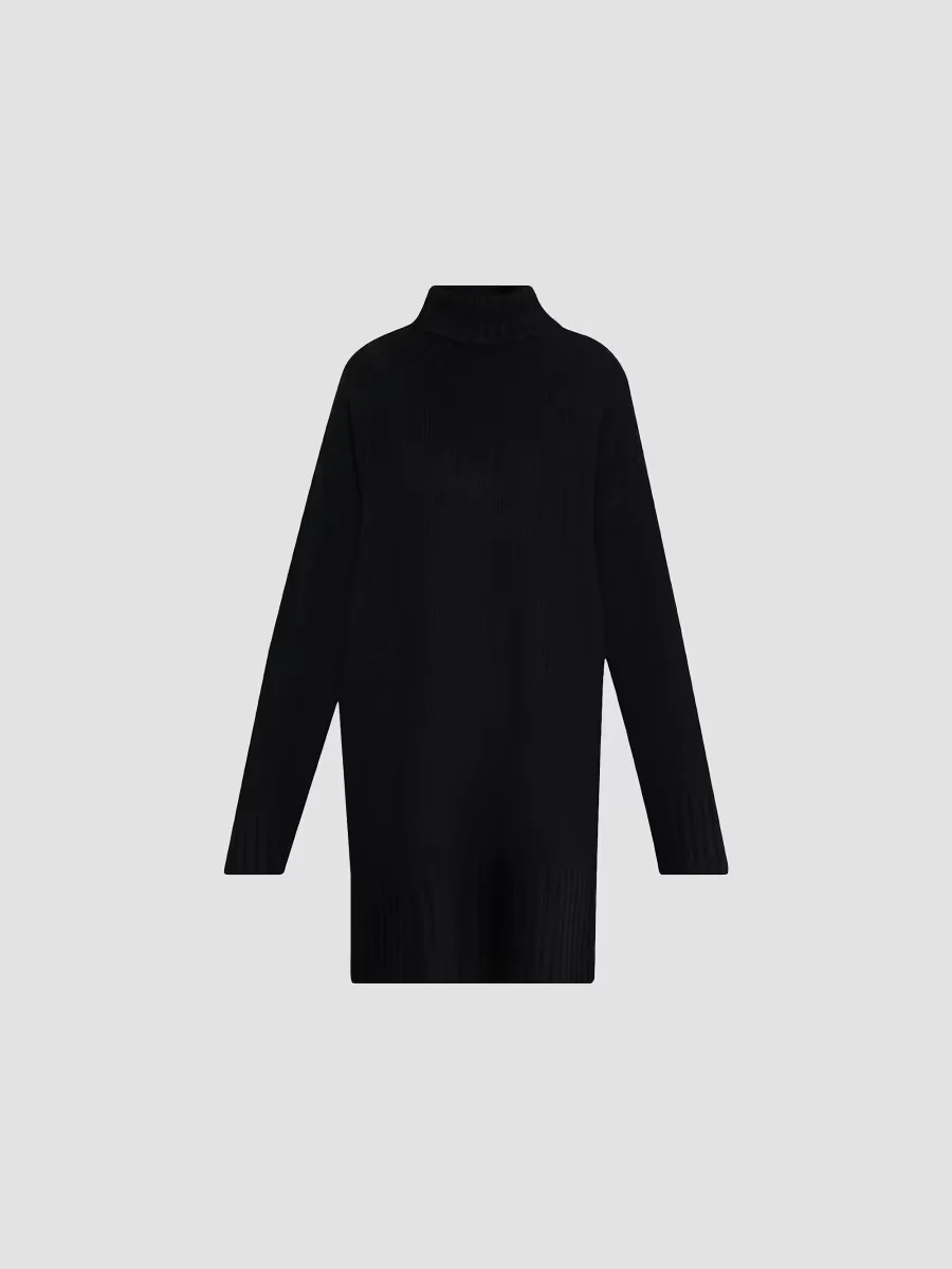 The St. James Wool-Blend Turtleneck Minidress by Favorite Daughter