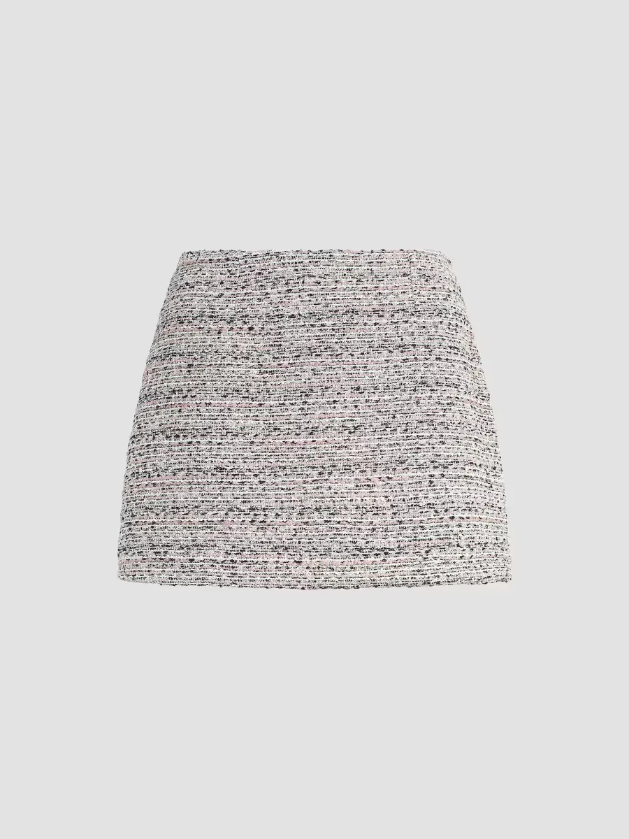 The Favorite Sequin-Embellished Tweed Skort by Favorite Daughter