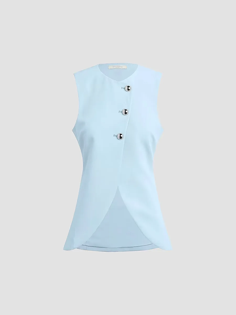 The Rachel Asymmetric Vest by Favorite Daughter