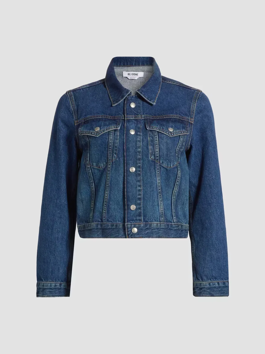 Baby Denim Trucker Jacket by Re/Done