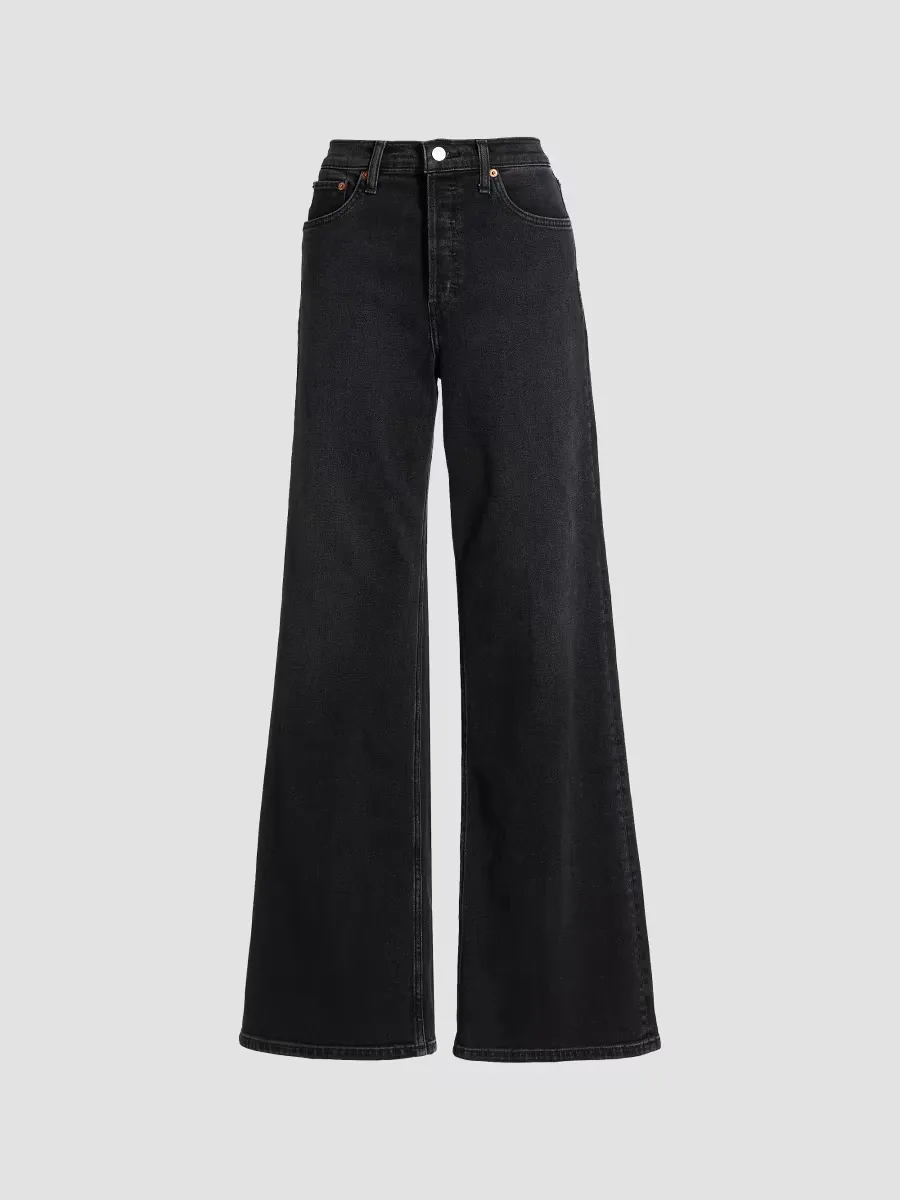 High-Rise Wide-Leg Jeans
