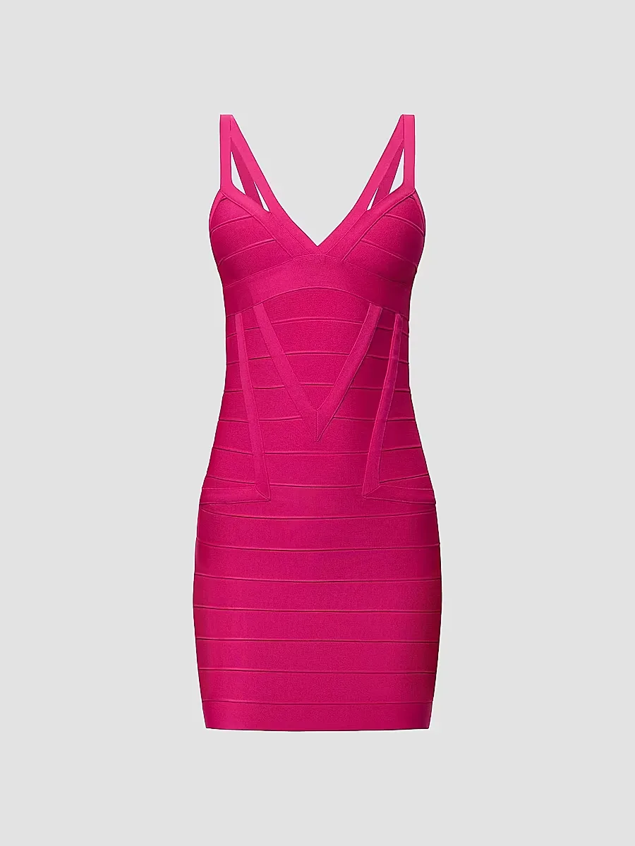 The Midnight Bandage Body-Con Minidress by Herv Lger