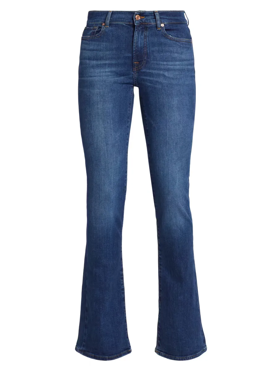 Mid-Rise Stretch Boot-Cut Jeans by 7 for All Mankind