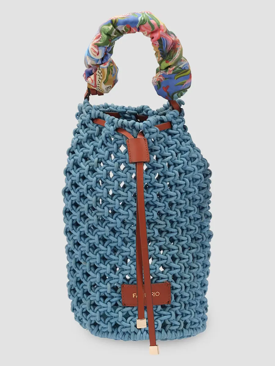 Macrame Shoulder Bag by FARM Rio