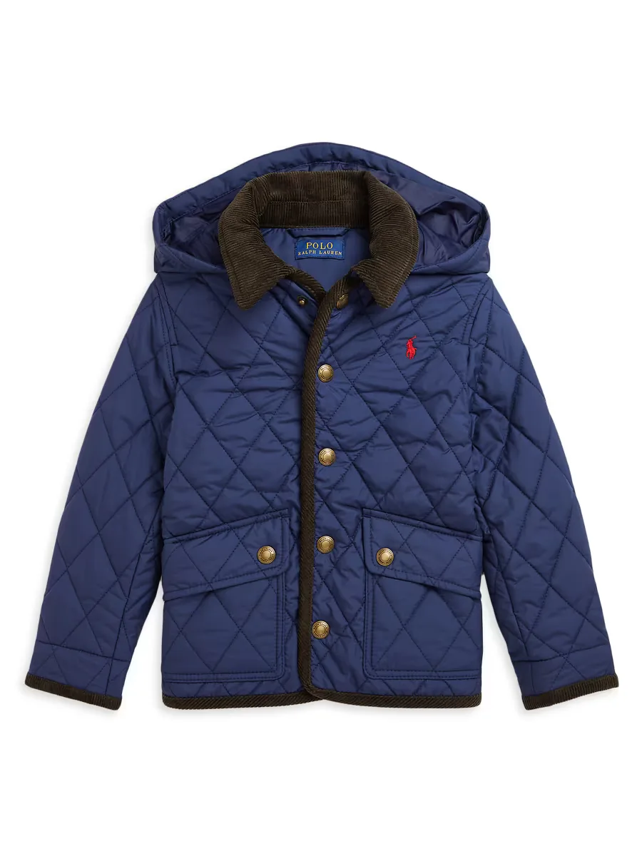 Quilted Corduroy-Trimmed Jacket by Polo Ralph Lauren