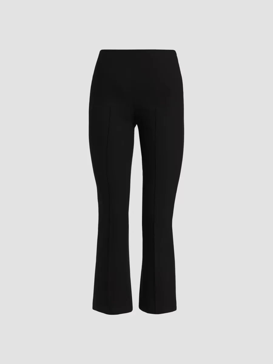 Mid-Rise Pintuck Crop Flare Pants by Vince