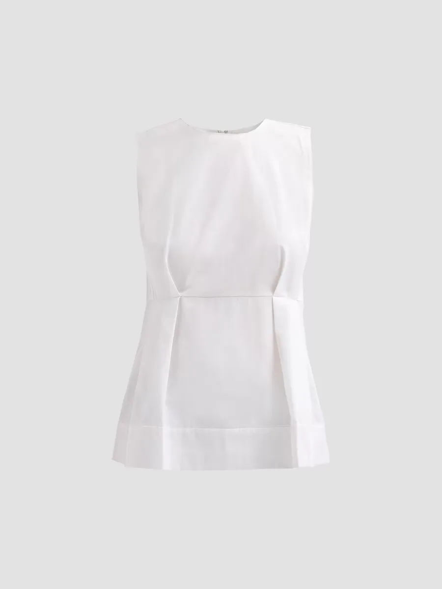 Paneled Cotton-Blend Top by Vince