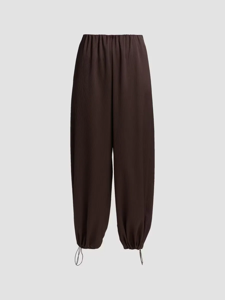 Plisse Crinkle Jogger Pants by Vince