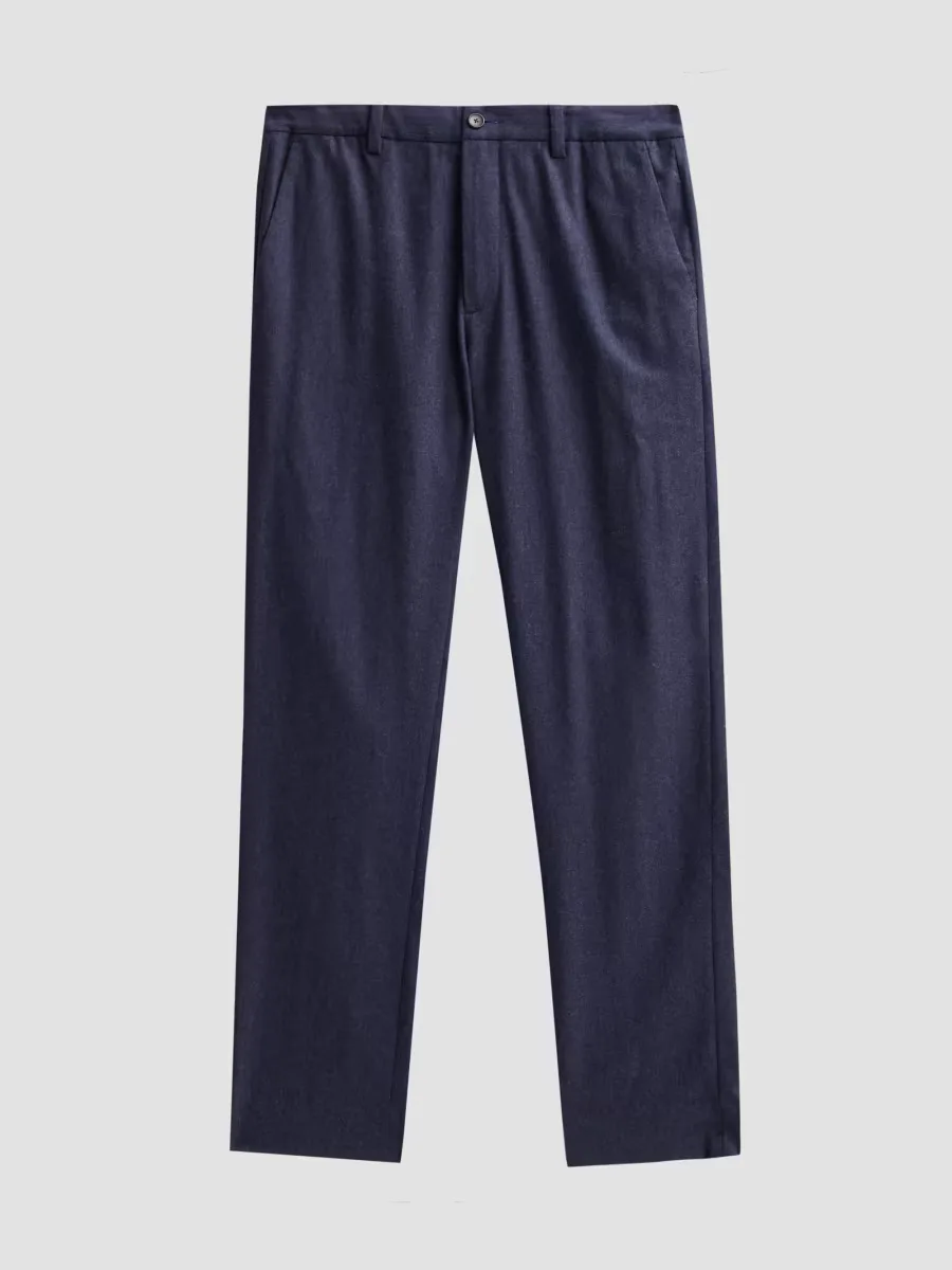 Owen Wool Twill Trousers by Vince